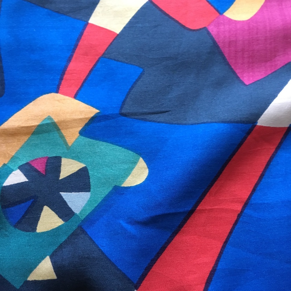 Silk scarf large size - Picture 4 of 8